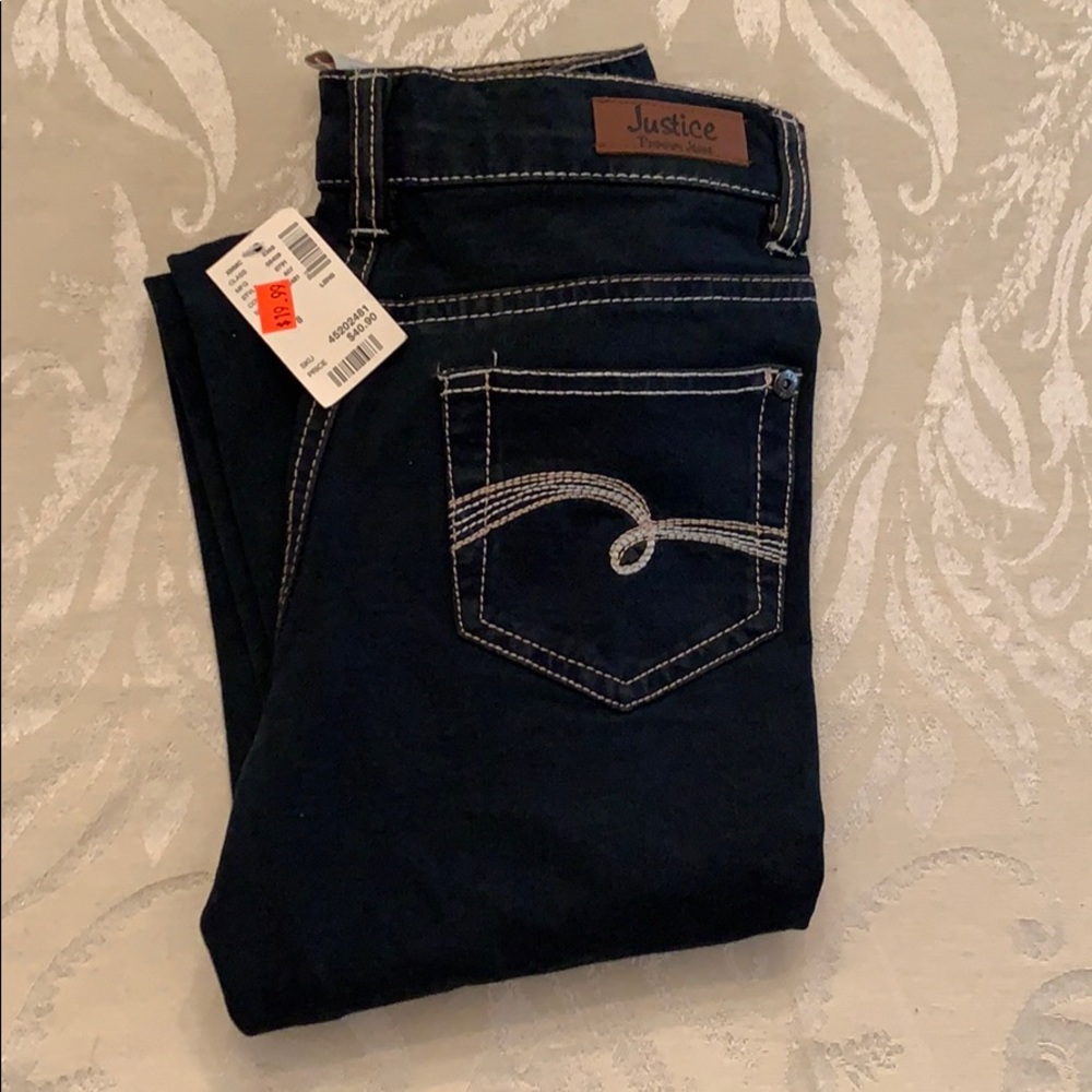 Girls Justice jeans Size 8